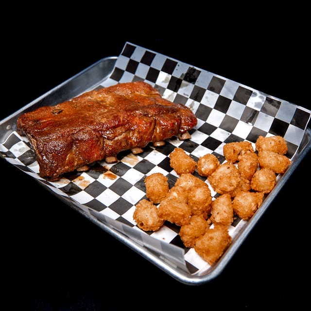 Baby Back Rib Plate.
