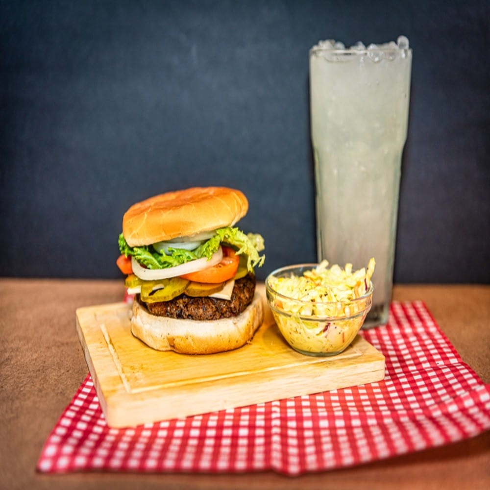 Half Pound Smoked Burger.