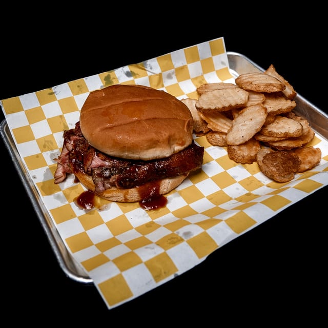 Rib Sandwich.
