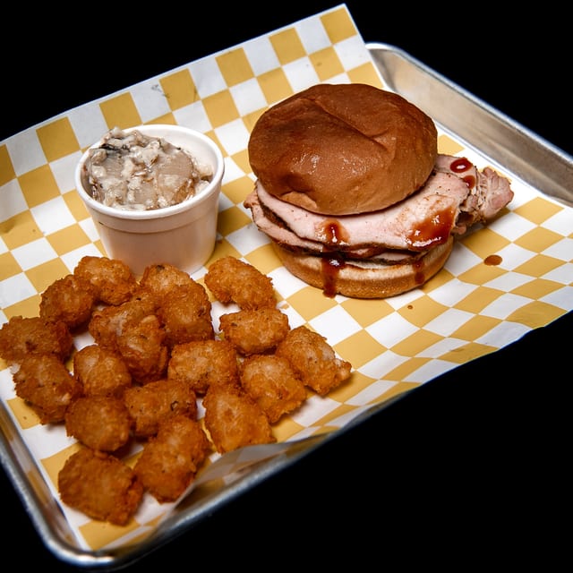 Pork Tenderloin Sandwich.