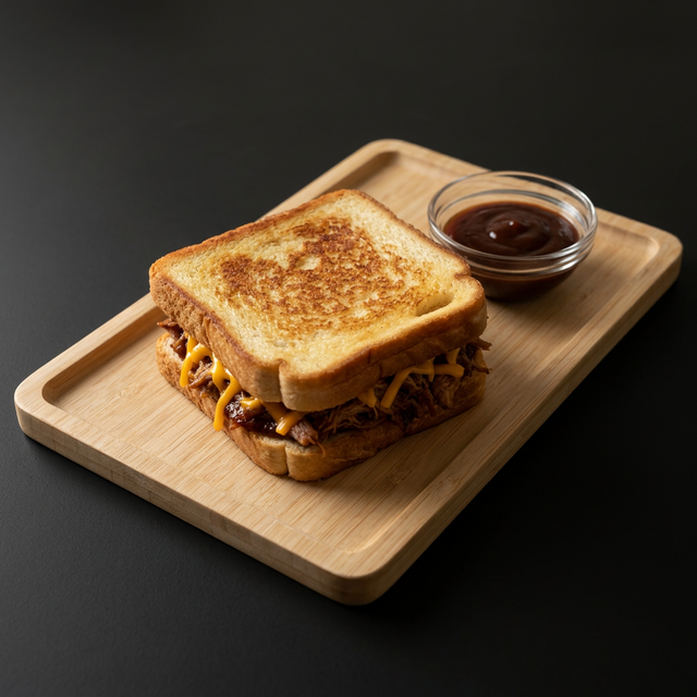 Pulled Pork Sandwich Plate.